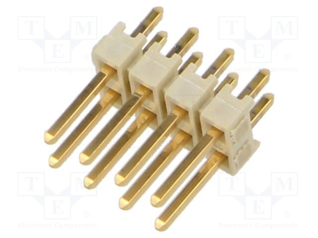 Conector PCB-PCB SAMTEC HTSW soclu tată 8 pini drept THT 2,54mm aurit