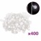 vidalXL Ghirlanda luminoasa, 400 LED-uri, alb rece, 8 functii, 40 m