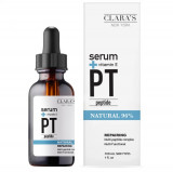 Serum facial cu Peptide si Vitamina E, 30ml, Clara&#039;s New York