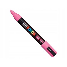 Marker Posca PC-5M Uni, Non-toxic, Uscare rapida, Roz foto
