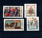 Suedia 1973 - Crăciun, serie neuzata
