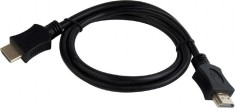 CABLU video GEMBIRD, HDMI (T) la HDMI (T), 1m, conectori auriti, rezolutie maxima 4K (3840 x 2160) la 60 Hz, negru, &amp;quot;CC-HDMI4L-1M&amp;quot; (timbru verde 0.08 foto