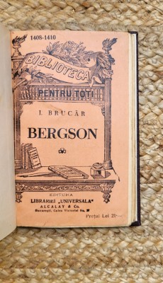 BERGSON - I. BRUCAR foto