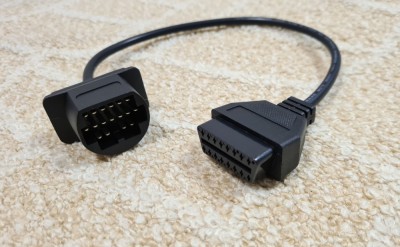 Cablu adaptor 17 Pin la 16 Pin OBD2 pentru Mazda / Ford Ranger foto