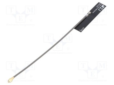 Antenă WiFi 2,2dBi 2J Antennas pentru cablu, 2410-2490MHz, 4920-7125MHz foto