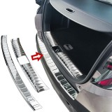 Set de 2 protectii bara spate si interior portbagaj crom premium pentru Hyundai Tucson din 2020