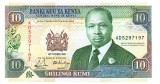 Kenya 10 Shilingi 1989 aUNC Seria AD5297197
