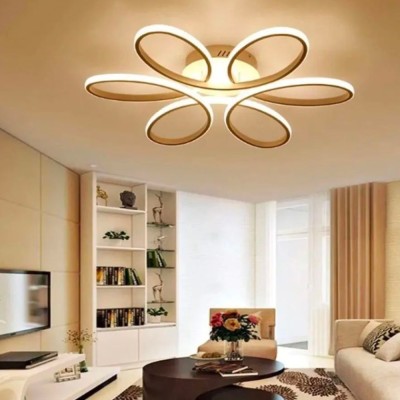 Lustra LED cu telecomanda ELIZA, 65W, lumina Rece/Calda/Neutra, Dimabila, Alb ModernLight Concept foto