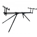 Rodpod Pescuit Sonik Stanz, 4 Posturi, Aluminiu, Reglabil, Husa Inclusa