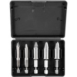 Set de 5 extractoare pentru suruburi rupte 6-14mm V86479 Verke