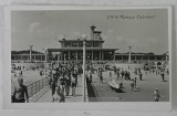 MAMAIA , CAZINOUL VAZUT DE PE PASARELA , CARTE POSTALA ILUSTRATA , PERIOADA INTERBELICA
