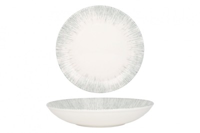 Bonna Farfurie ad&amp;acirc;ncă - Iris - Porţelan - 25 cm 1300 cc - set de 6 foto