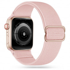 Curea Tech-Protect Mellow pentru Apple Watch 4/5/6/7/8/9/SE (38/40/41 mm) Crem
