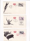 FILATELIE TEMATICA - LOT PLICURI AUSTRIA TEMATICA JOCURILE OLIMPICE, Sport, Stampilat