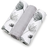 T-TOMI TETRA Cloth Diapers HIGH QUALITY scutece textile Dandelions 70x70 cm 3 buc