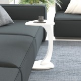 Masuta laterala Klinerg alba 39,5x37x56 cm, design C, en.casa