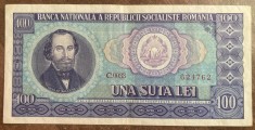 B12 91 - Bancnota Romania - 100 lei - emisiune 1966