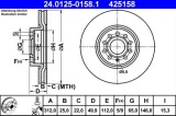 Disc frana ATE 24.0125-0158.1