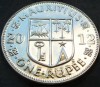 Moneda exotica 1 RUPIE - MAURITIUS, anul 2012 *cod 1084, Africa