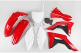 KIT Plastice Honda CRF 250R 2018-2021, CRF 450R 2017-2020 Culoare OEM rosu/alb Cod Produs: MX_NEW HOKIT123999