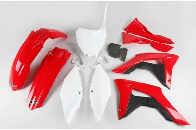 KIT Plastice Honda CRF 250R 2018-2021, CRF 450R 2017-2020 Culoare OEM rosu/alb Cod Produs: MX_NEW HOKIT123999 foto