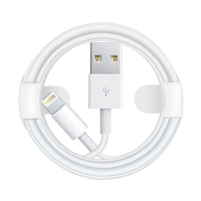 OEM (MD818X) - Cablu Date si Incarcare, USB-A la Lightning, 2.4A, 1m, White [bulk] foto