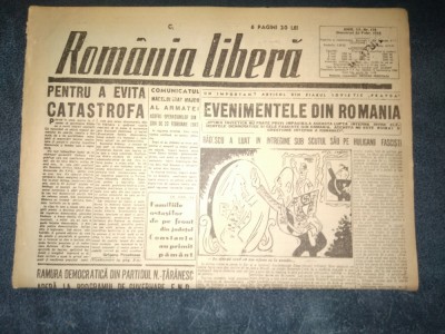 ZIAR ROMANIA LIBERA 25 FEBRUARIE 1945 foto