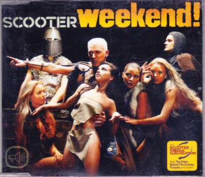 CD Techno: Scooter - Weekend! ( 2003, maxi-single original, enhanced ) foto