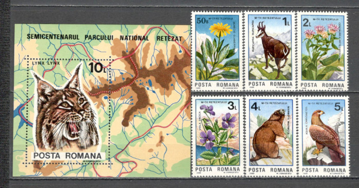 Romania.1985 50 ani Parcul natural Retezat ZR.764