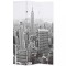 Gossi paravan camera pliabil, 120x170 cm, new york pe zi, alb/negru