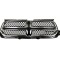 Grila masca radiator Dodge Durango, 2014-, Fata, cu ornament cromat; negru, Aftermarket