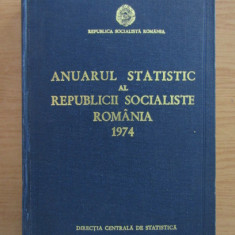 Anuarul statistic al Republicii Socialiste Romania 1974 (editie cartonata)