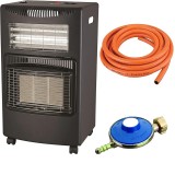Incalzitor combinat gaz/electric, pliabil, Pro Premium, 3 trepte de incalzire 1500/2750/4200W, piezo, Detector concentratie oxigen