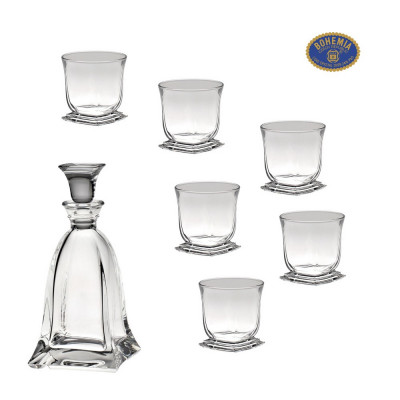 Set de 7 piese pentru whisky model Prince &amp;amp;#8211; Cristal Bohemia COD: 861 foto