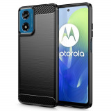 Husa Tech-Protect TPUcarbon pentru Motorola Moto G24/G24 Power/G04 Negru