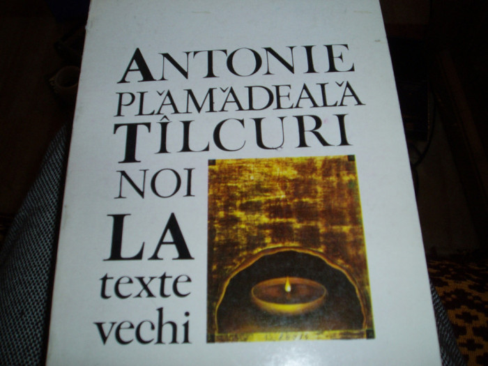 Antonie Plămădeală - T&icirc;lcuri noi la texte vechi