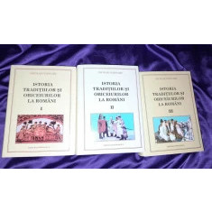 Istoria traditiilor si obiceiurilor la romani vol 1 - Nicolae Cojocaru obiceiuri