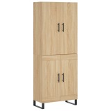 Cumpara ieftin Dulap inalt, stejar sonoma, 69,5x34x180 cm, lemn compozit