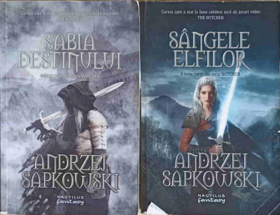 WITCHER VOL.2-3 SABIA DESTINULUI, SANGELE ELFILOR-ANDRZEJ SAPKOWSKI foto