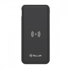 Baterie externa Tellur PDW102 10000mAh wireless 18W Negru foto