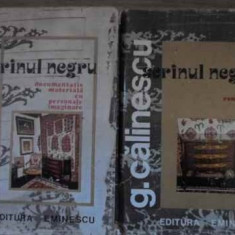 SCRINUL NEGRU VOL.1-2 ROMAN + DOCUMENTATIE MATERIALA CU PERSONAJE IMAGINARE-GEORGE CALINESCU