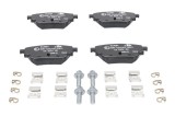 Placute frana Mercedes-Benz: A-Class, B-Class, CLA, GLA, GLB, montare Spate, ptr vehicule fara frane sport; fara contact avertizare uzura; nu este