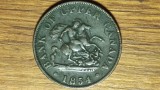 Cumpara ieftin Canada provincii - Upper Canada - raritate - moneda colectie 1/2 half penny 1854 - greu de gasit!