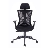 Cumpara ieftin Scaun rotativ ergonomic de birou Ergomax, negru