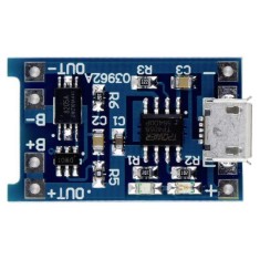 Modul BMS incarcare Li Ion 18650 1S TP4056 cu protectie descarcare micro USB