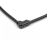 Set 8 buc clips pentru indoire cablu unghi 90 grade Negru, Delock 88127