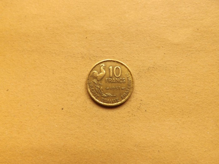 Franta 10 Franci 1951