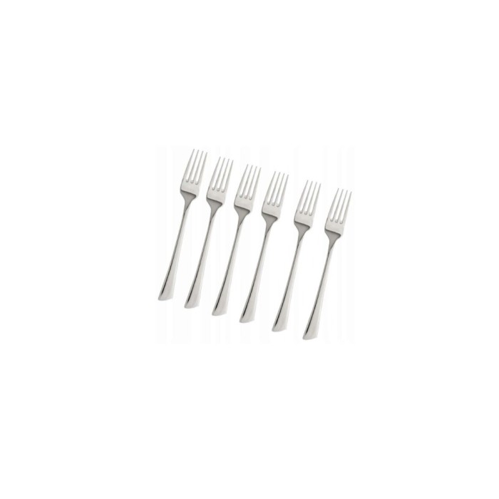 Furculite pentru masa din inox, set 6 elemente, finisaj lucios, Kinghoff