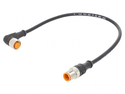 Cablu de conectare M12 0,3m 4 pini IP67 foto