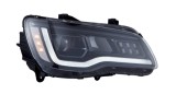 Set faruri Chrysler 300, 04.2011-06.2024, montare fata, stanga+dreapta, indicator dinamic; cu animatii; H1+LED; manual; negru; Tuning; halogen, Vland